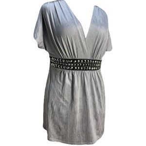 Vintage Fashion Bug Metallic Embellished Top